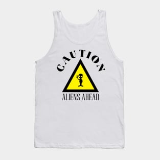 CAUTION Aliens Ahead Tank Top